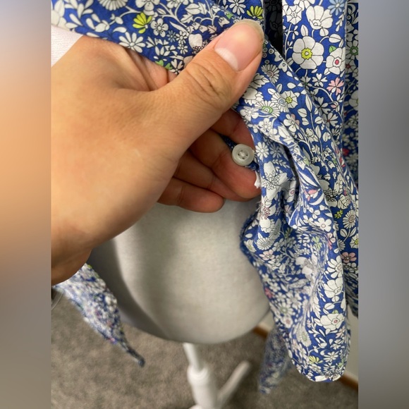 J.Crew x Liberty London Floral Shirt June's Meadow Print Button Down Shirt 8 - Picture 7 of 9